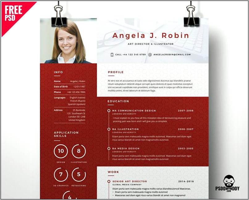 Free Sample Of Excellent Resume