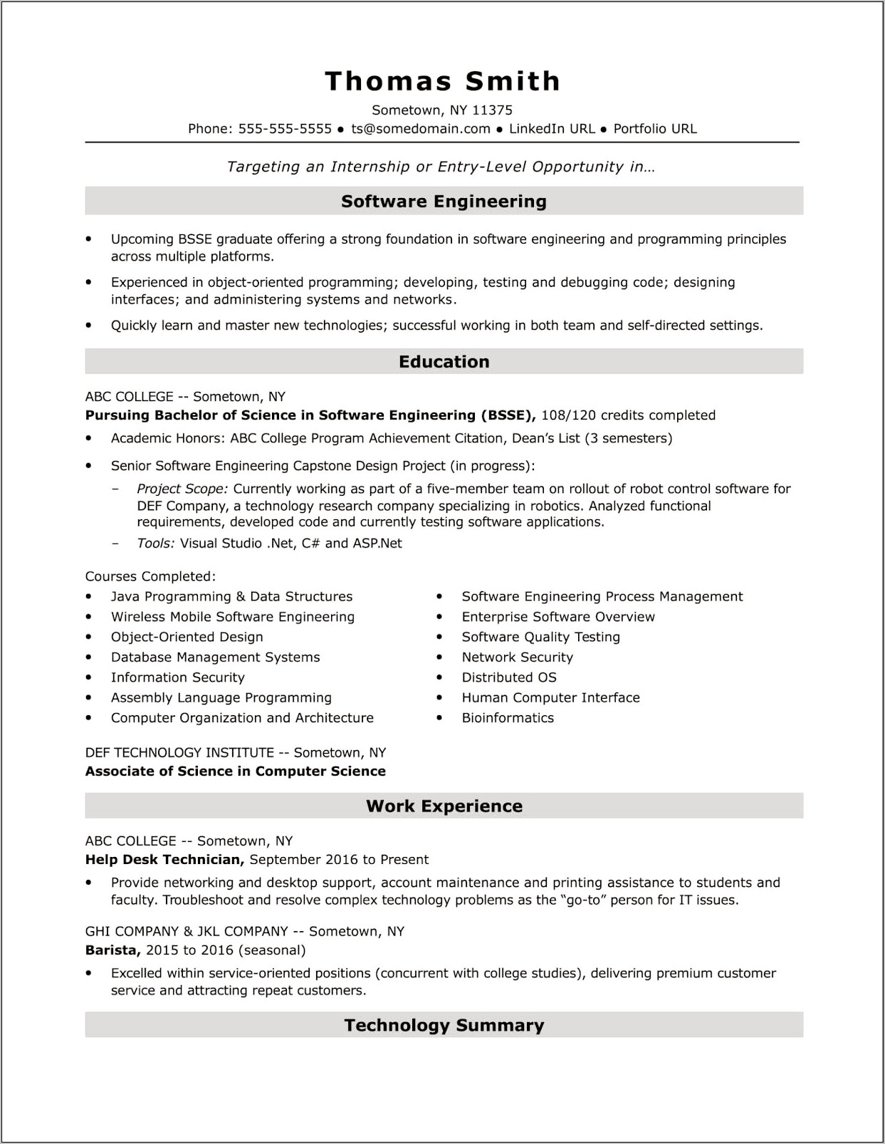 Great Software Engineering Manager Resume