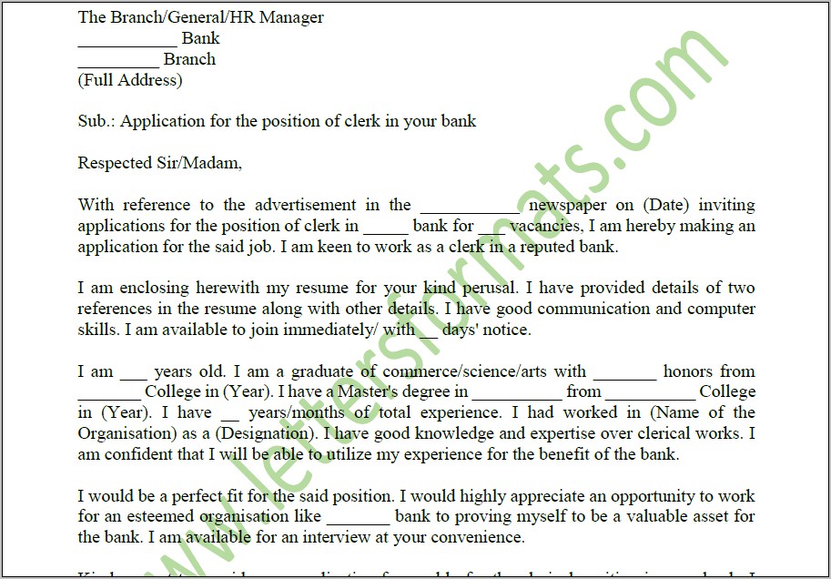 Hdfc Bank Branch Manager Resume