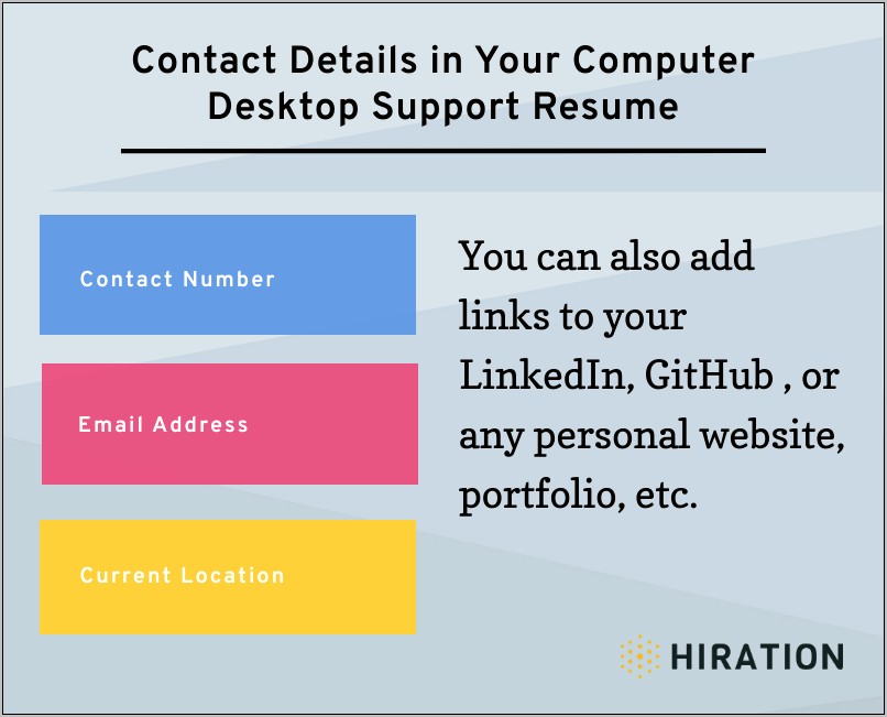 It Desktop Support Resume Skills