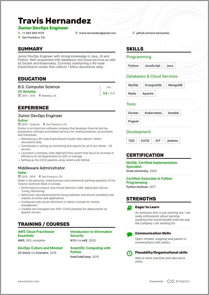 Java With Tfs Resume Samples