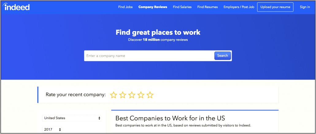 Jobs Company Reviews Salaries Resumes