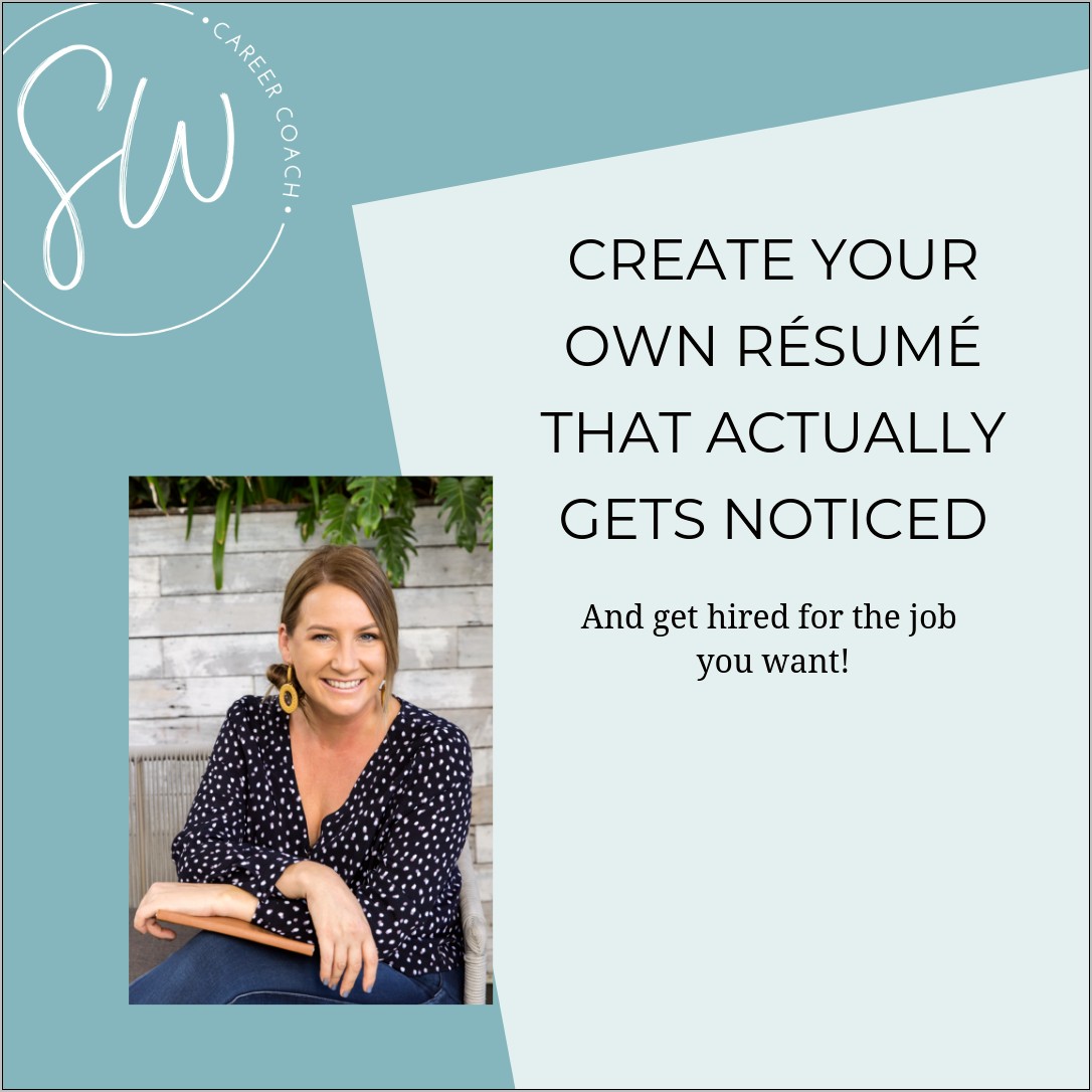 Make Your Own Job Resume