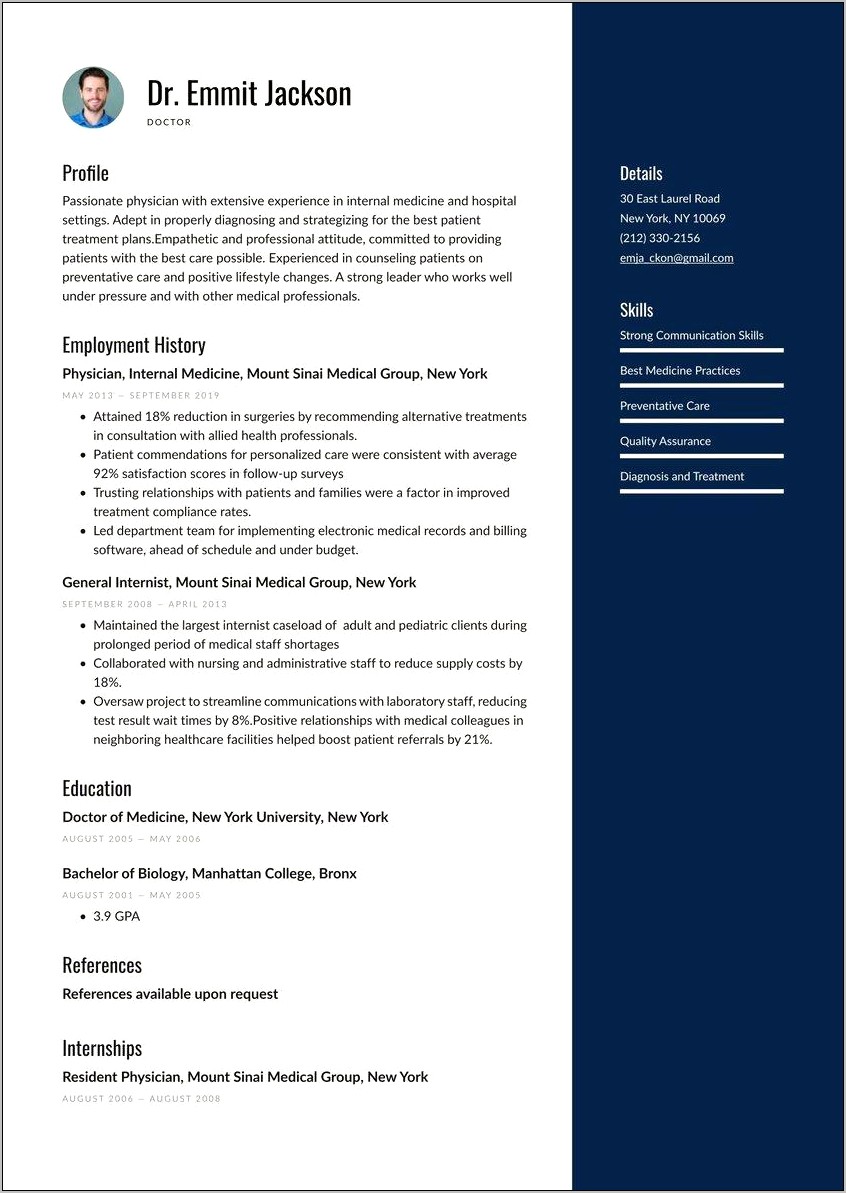 Medical Science Liaison Resume Examples