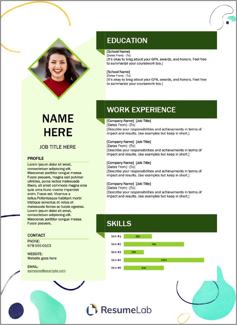 Microsoft Office Resume Free Download