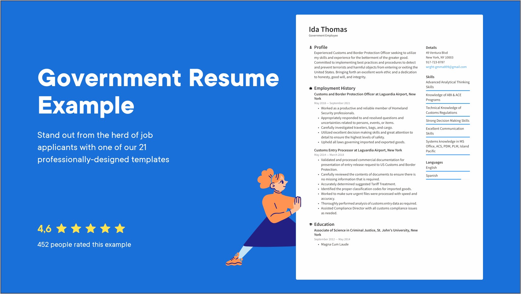 Objective For Resume For Customs