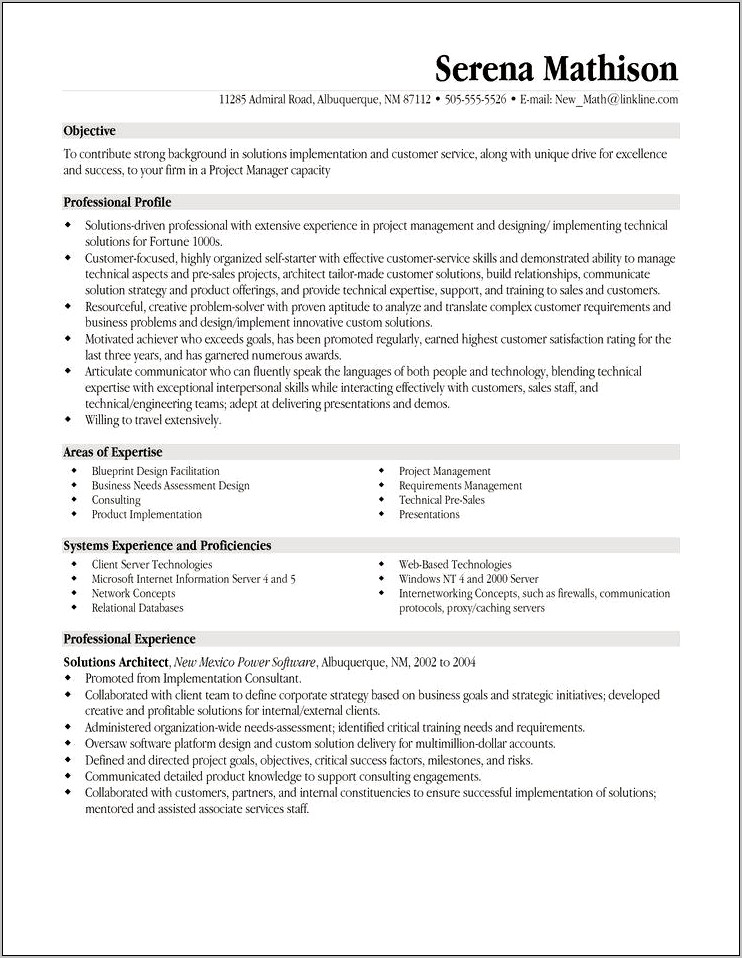 Objective Statement Resume Business Director