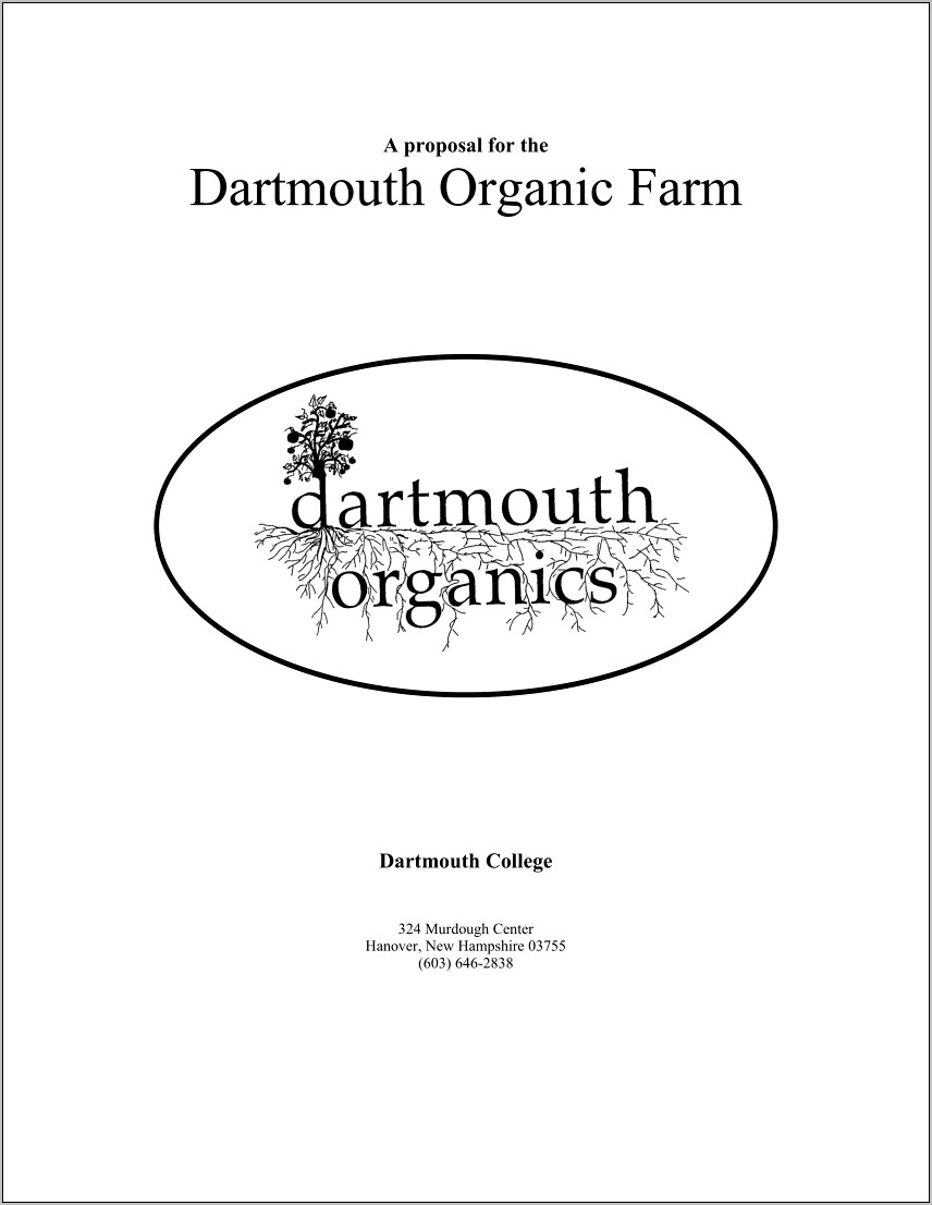 Organic Farm Manager Resume Samples