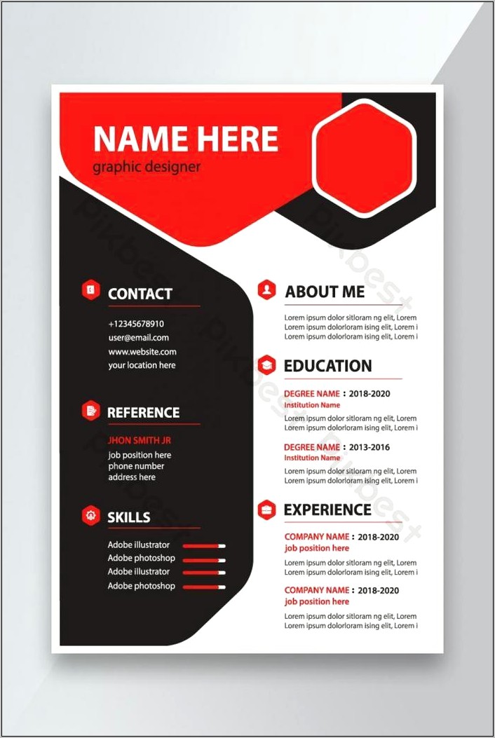 Resume Creative Template Free Download