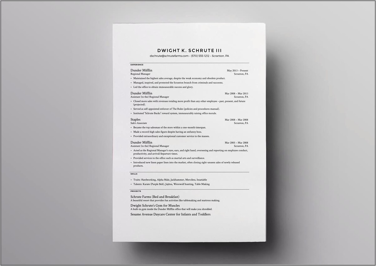 Resume Examples For Alpha Males