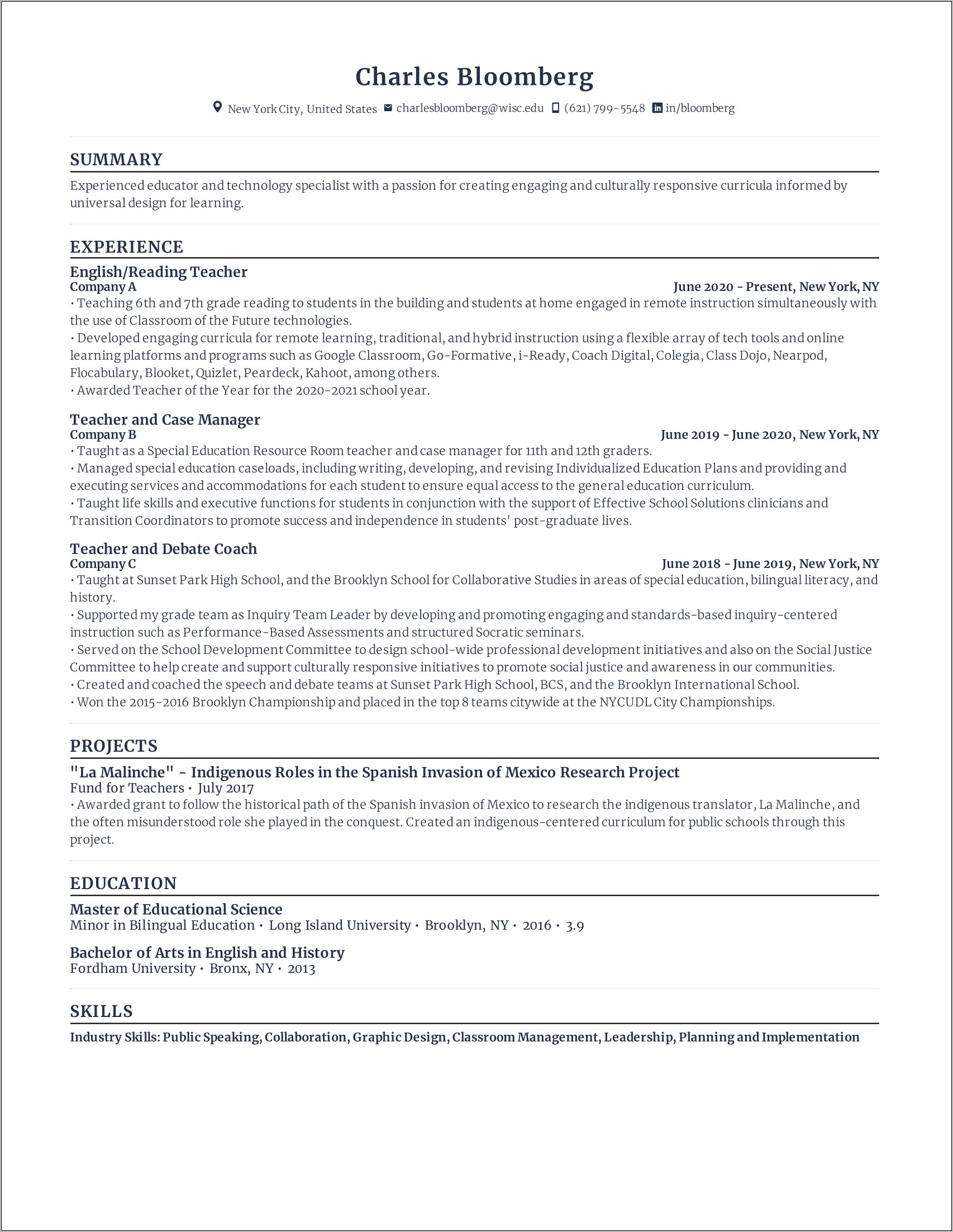 Resume For Mexican Assistant Manager
