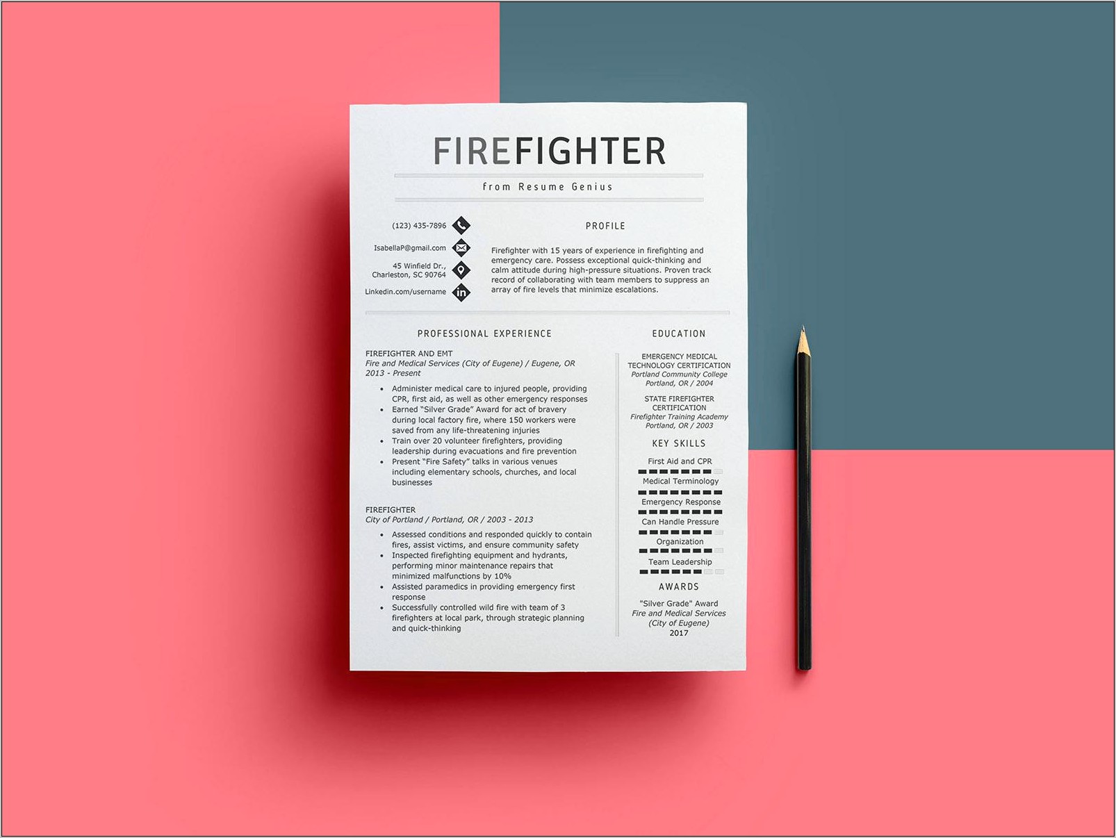 Resume Objective Examples For Firefighter