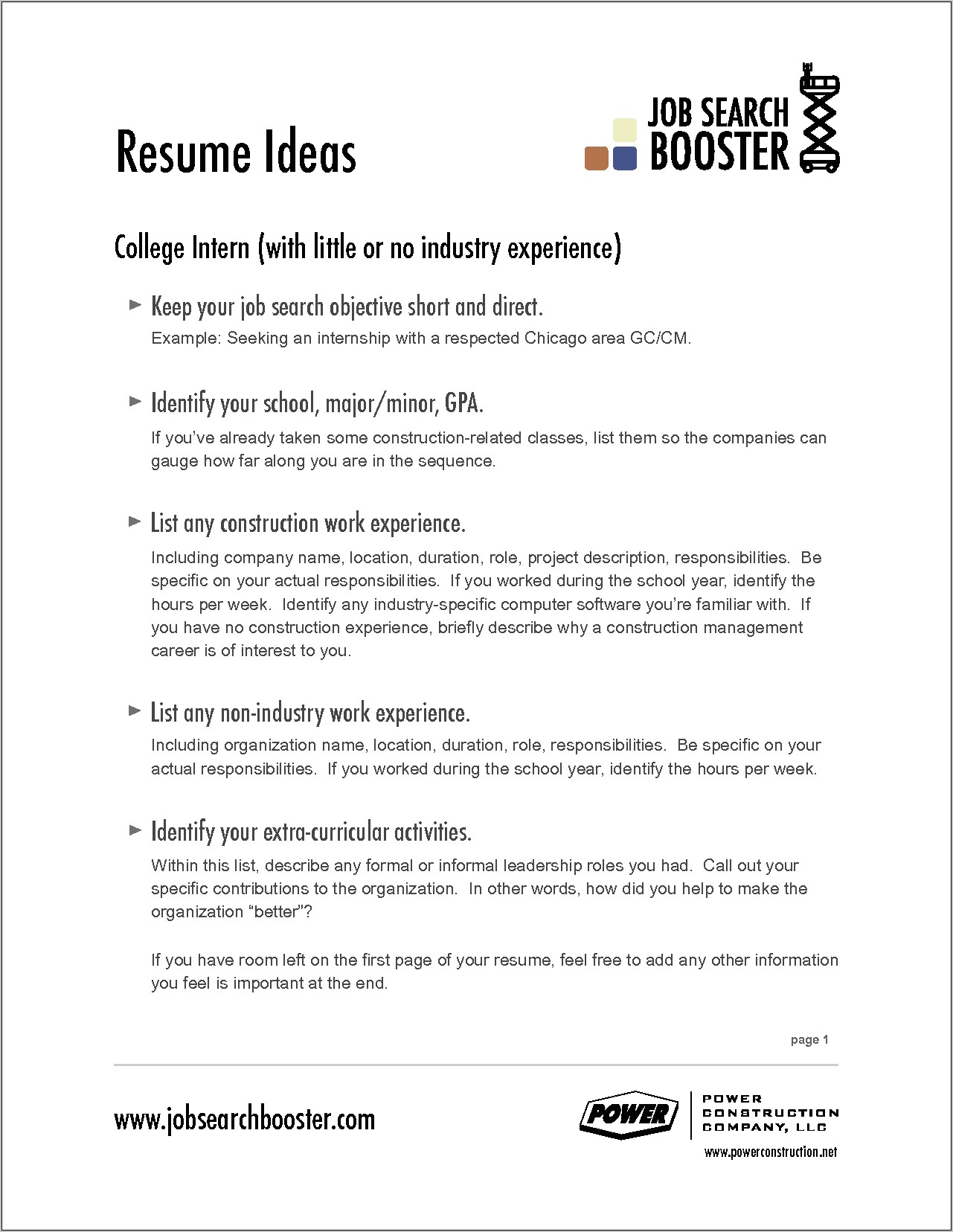 Resume Objective For All Jobs