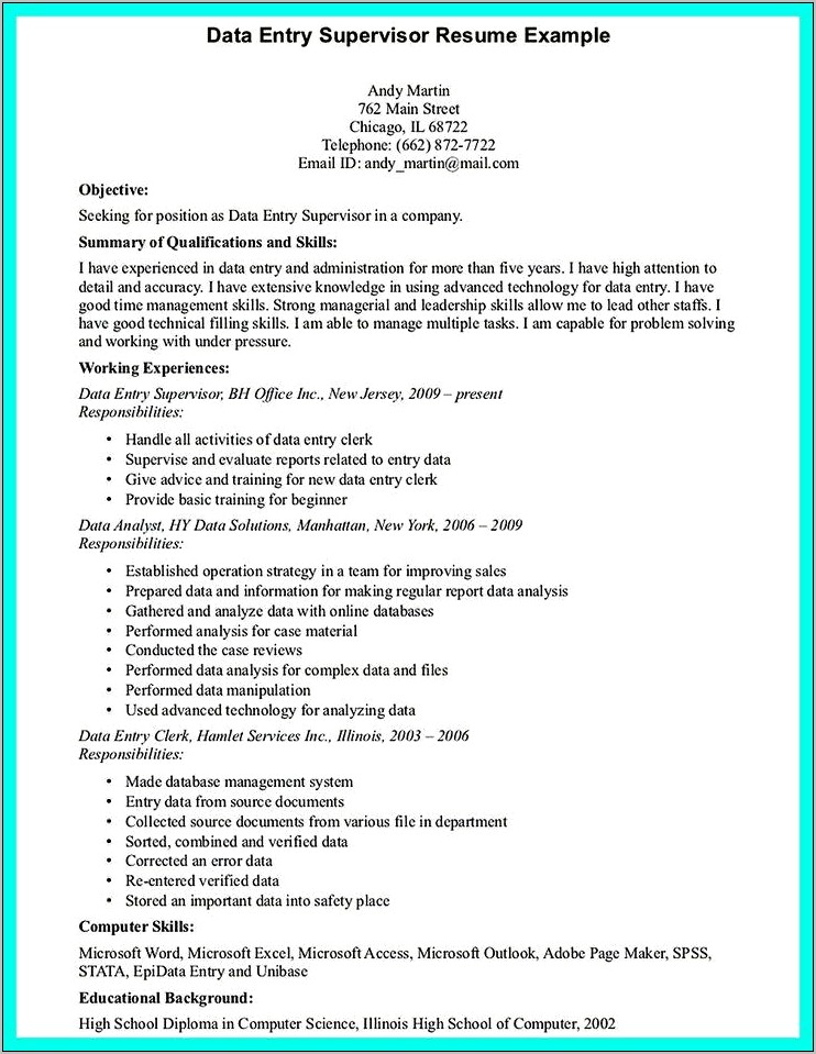 Resume Objective Statement Sales Job