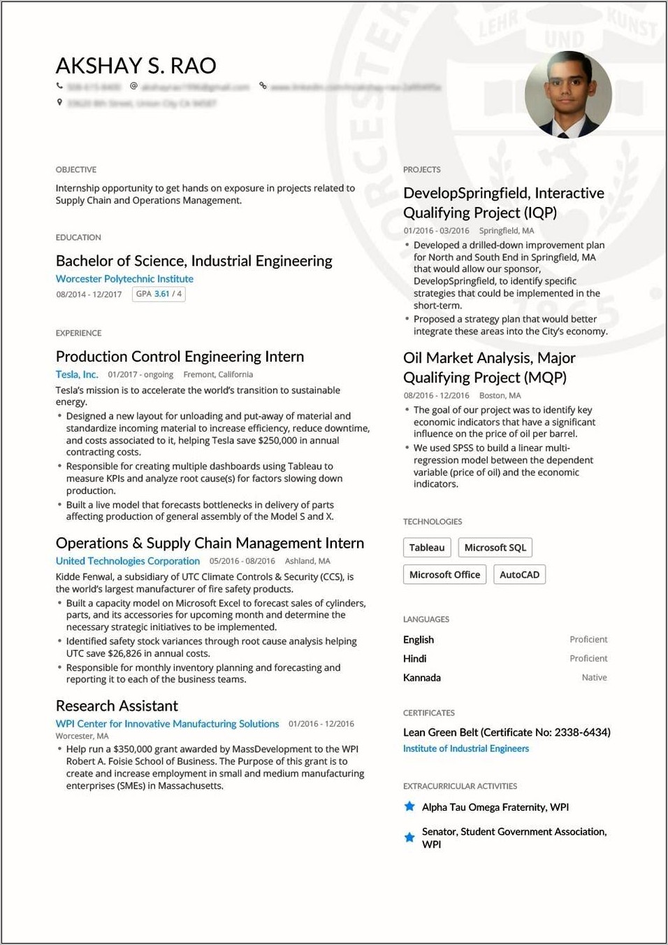 Resume Objective That Stands Out