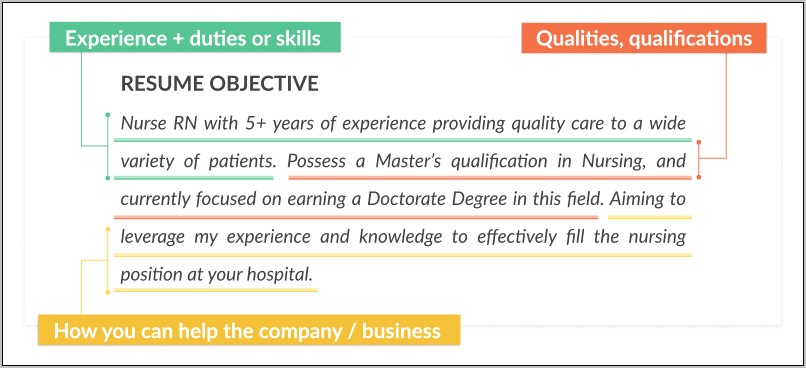 Resume Objectives For General Employment