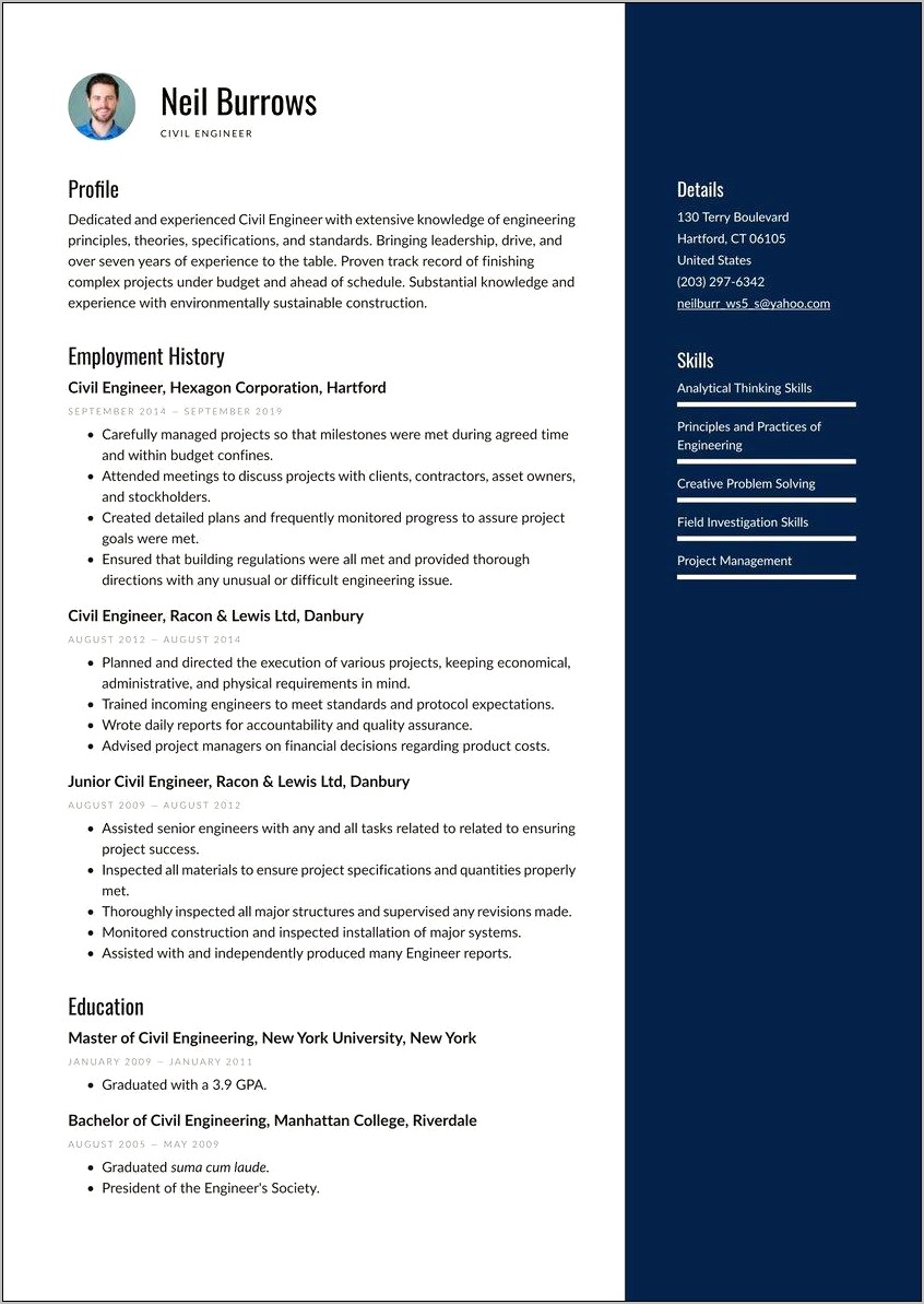 Sales Engineer Resume Objective Examples