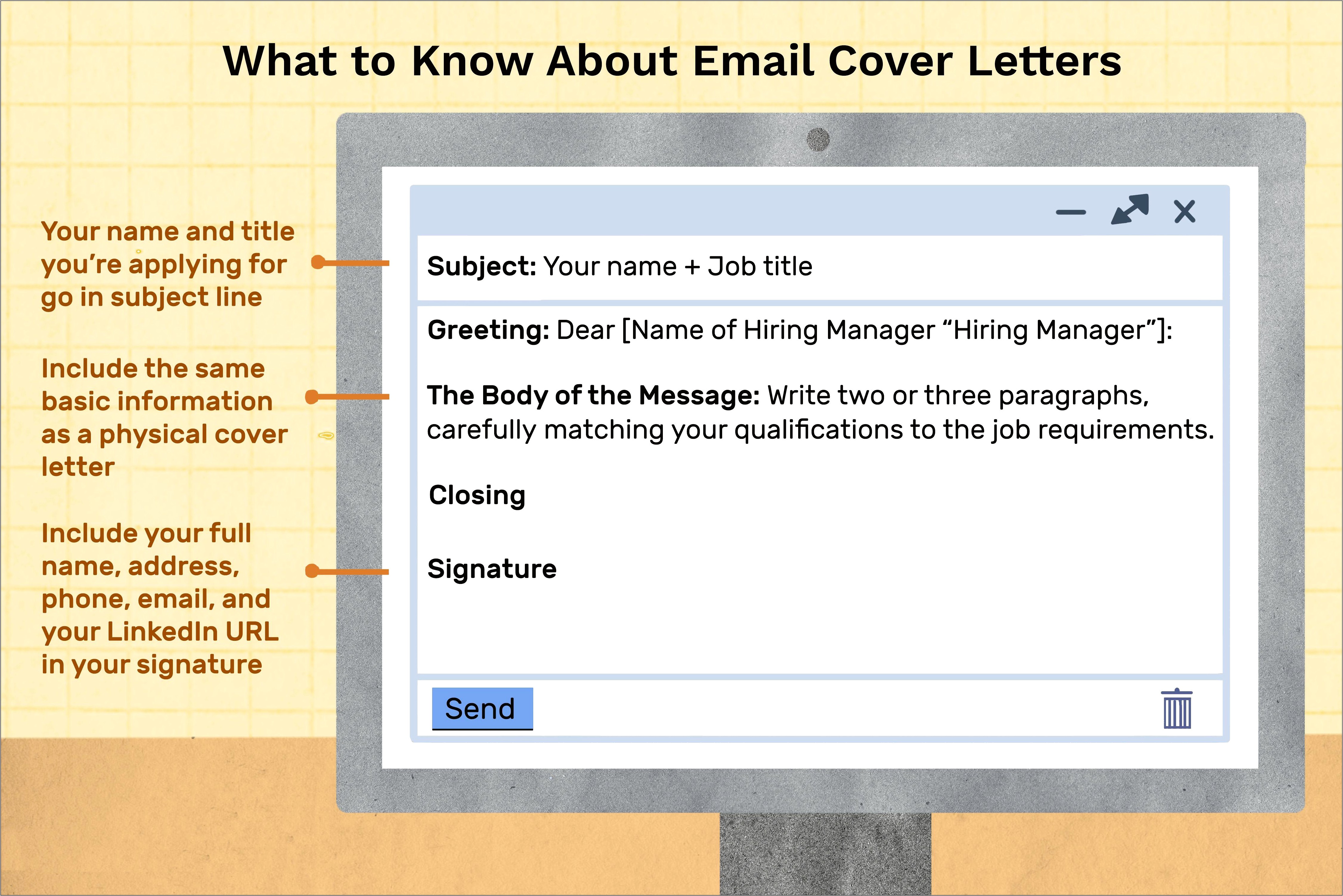 Sample Letter For Sending Resume