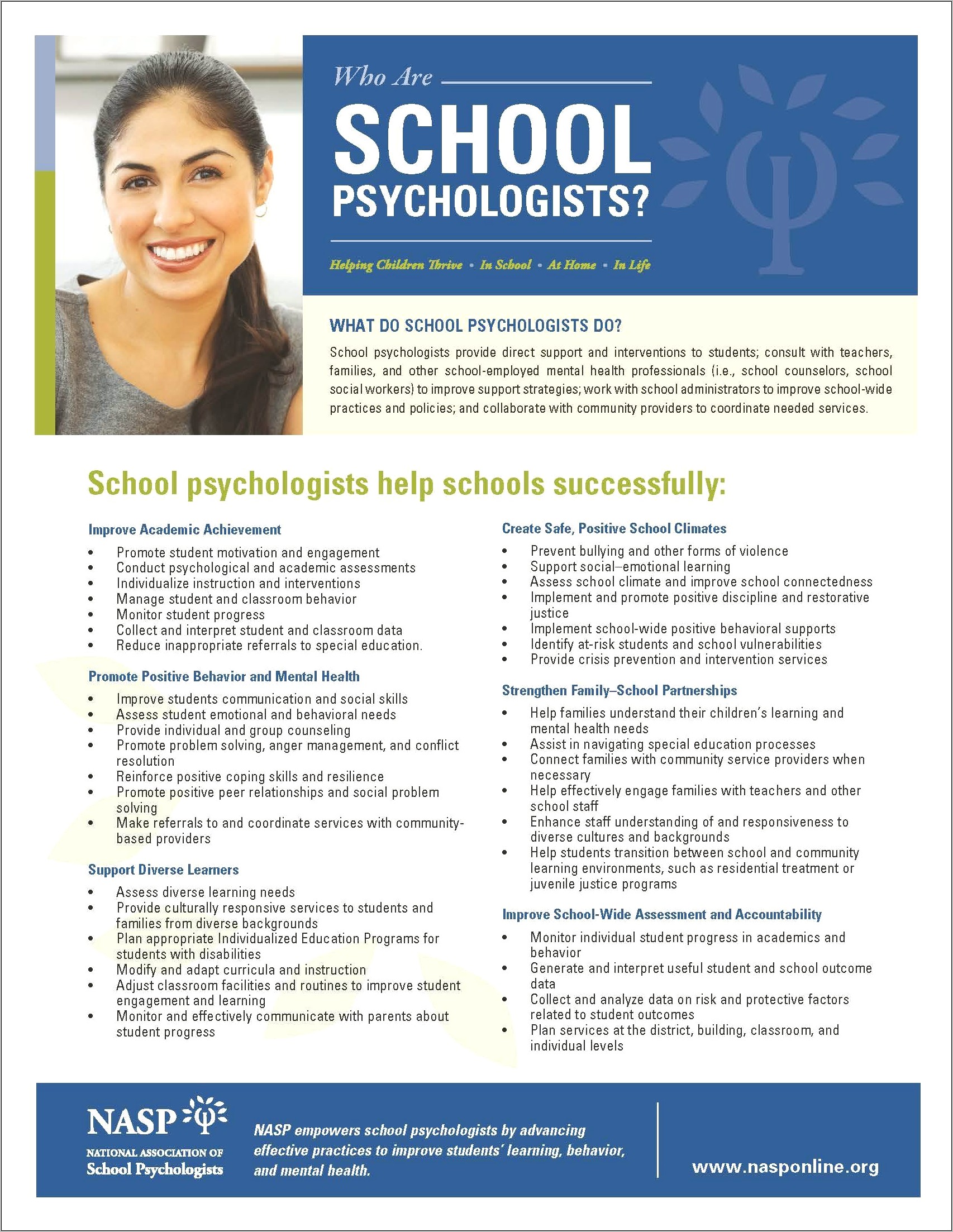 School Psychologist Example Resume Qualifications