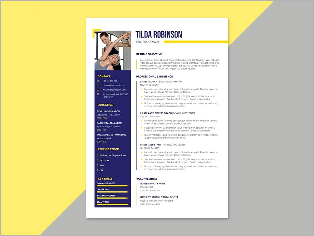 Skills For A Coach Resume