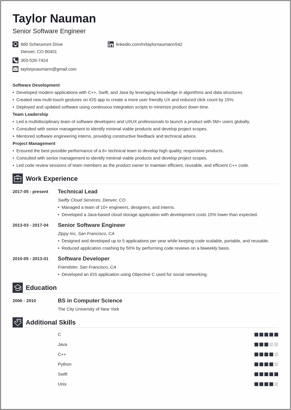 Skills For A New Resume
