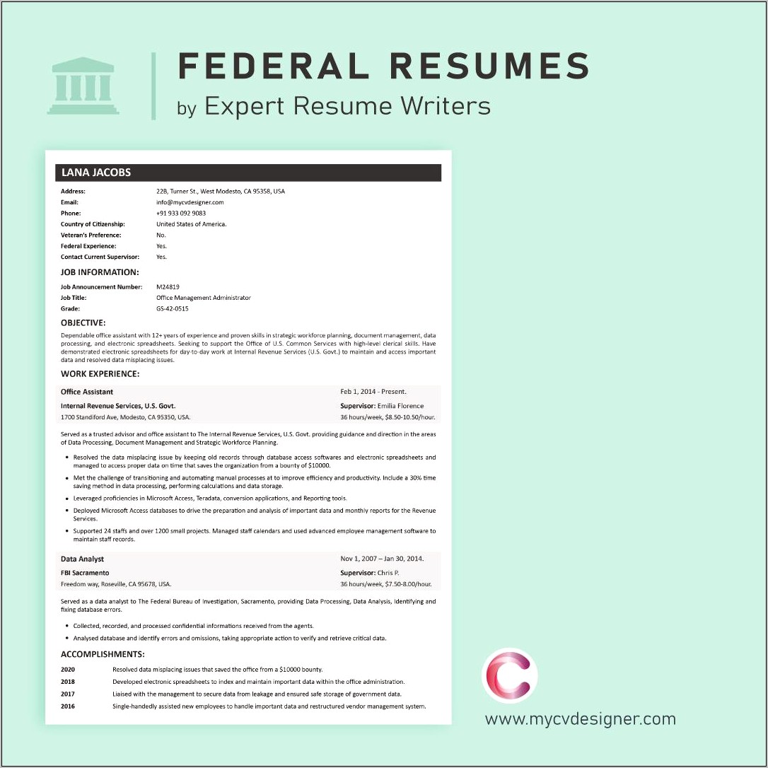 The Best Federal Resume Services