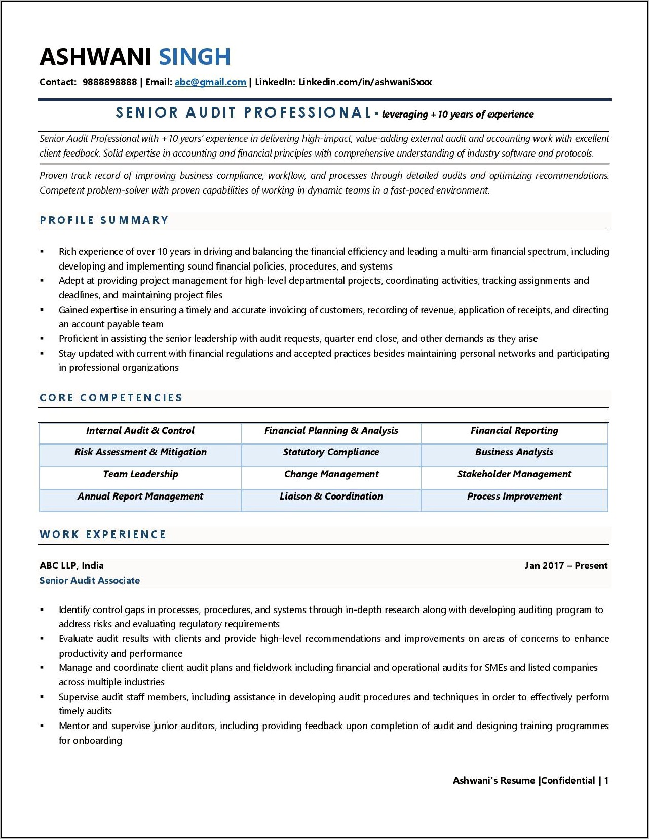 Warehouse Auditor Job Description Resume