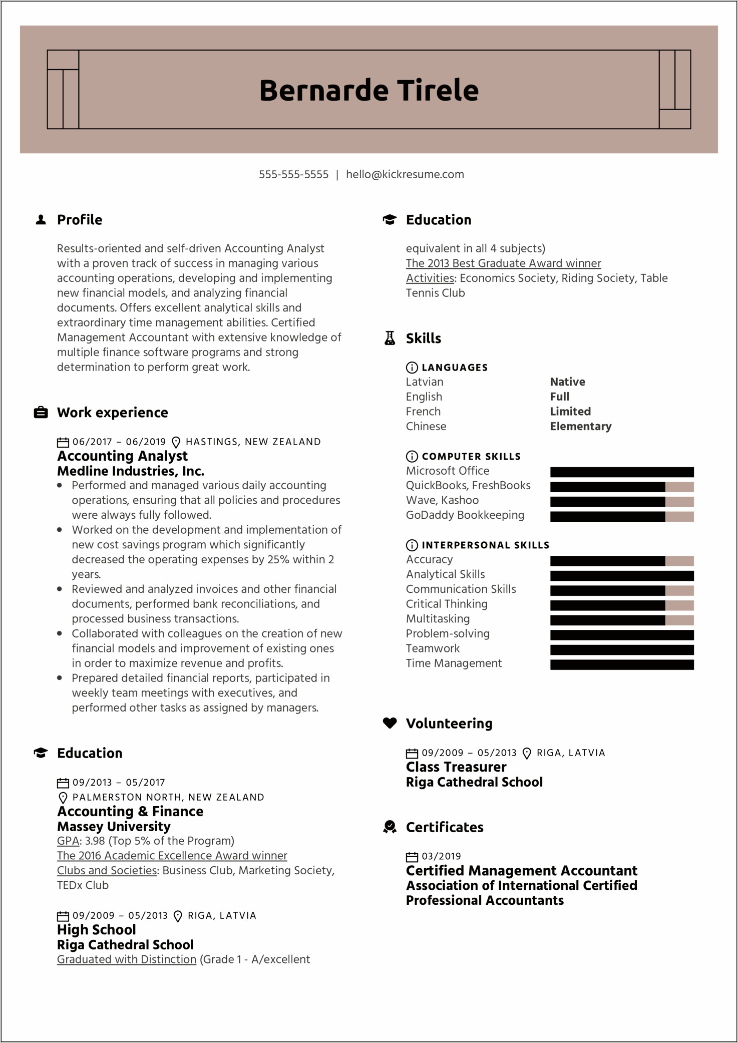 Accounting Specialist Resume Objective 2019