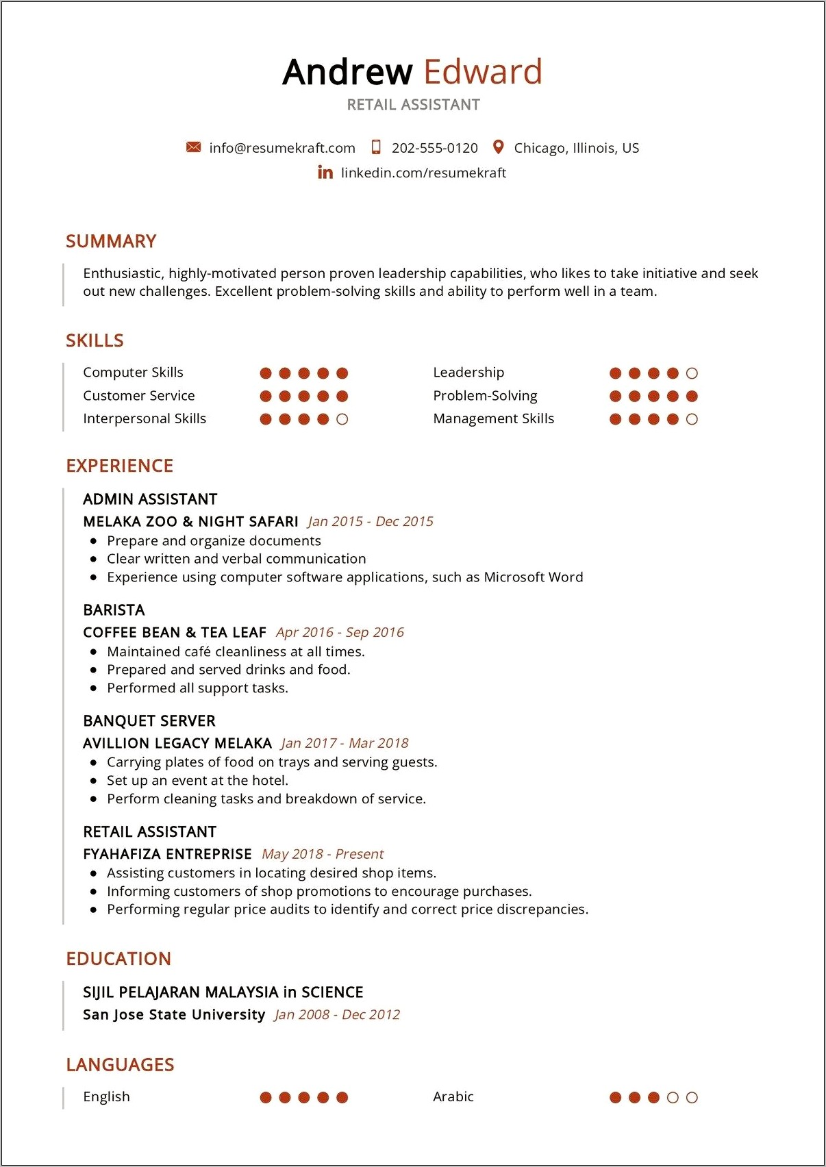 Administrative Assistant Resume Examples 2015
