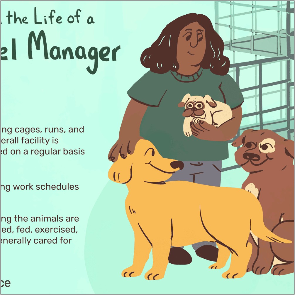 Animal Shelter Manager On Resume