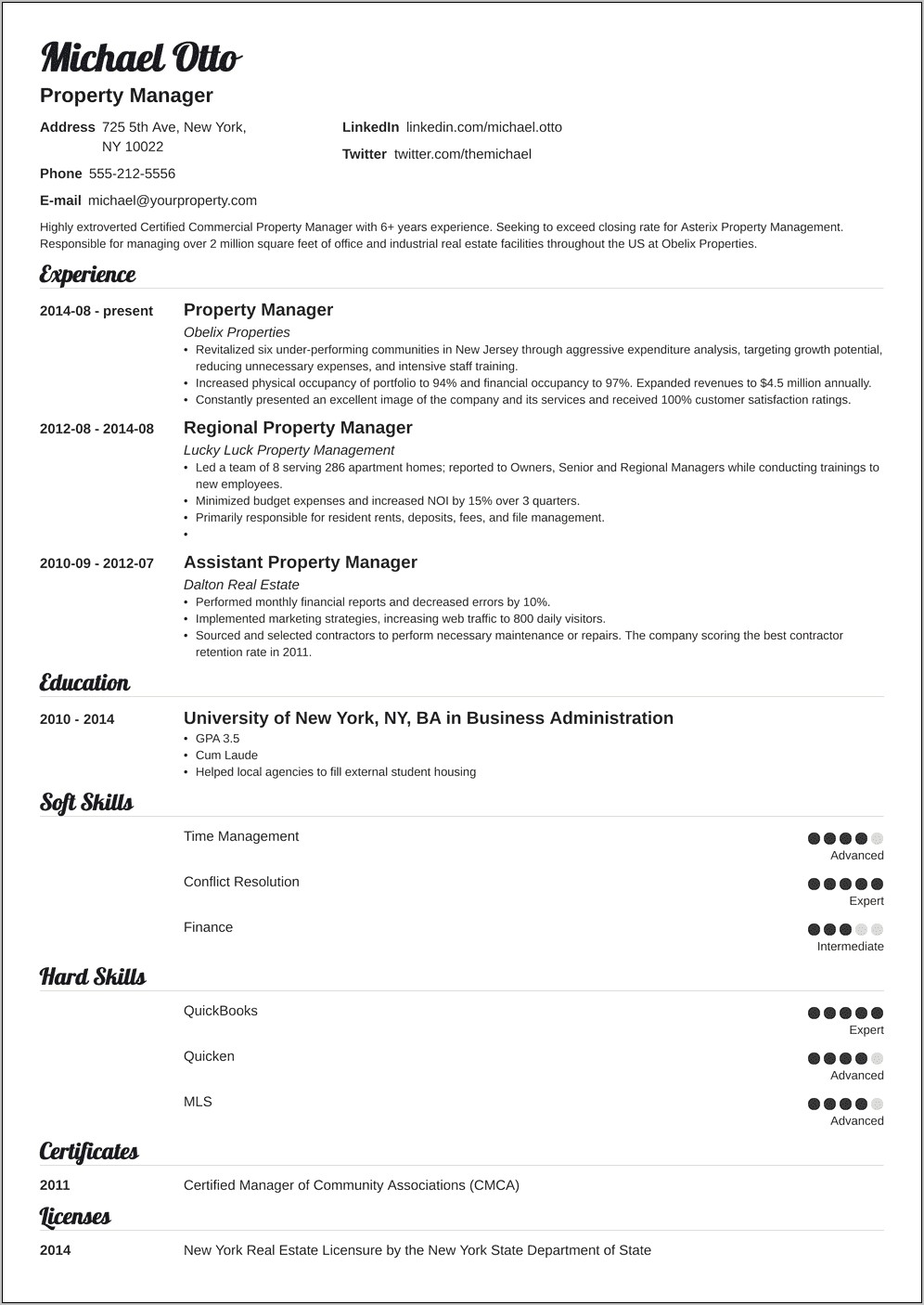 Apartment Locator Job Description Resume