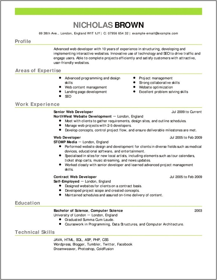 Army Infantry Job Description Resume