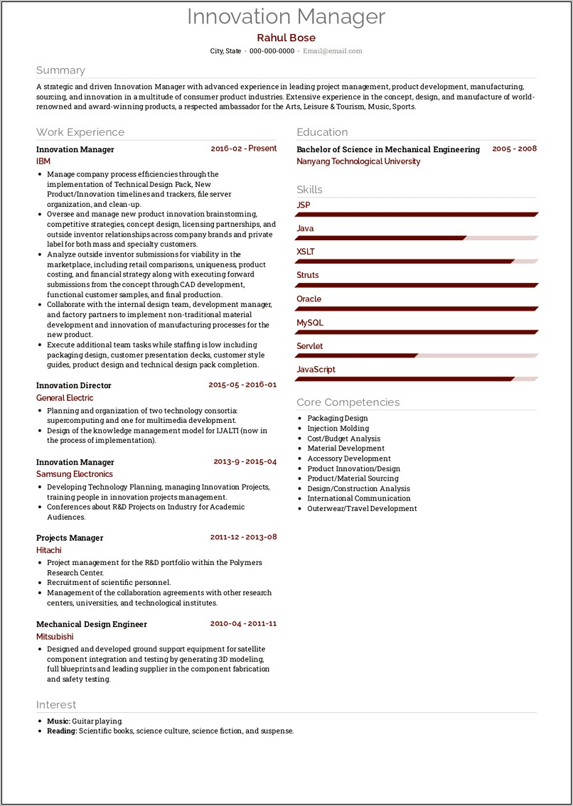 Associate Global Sourcing Manager Resume