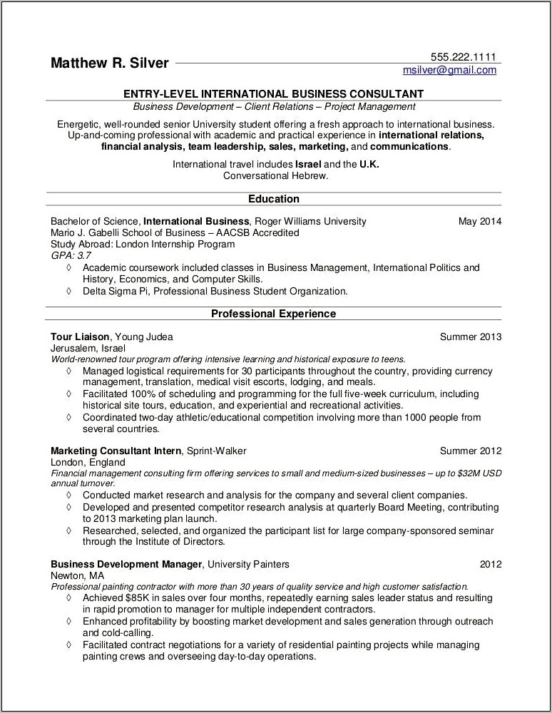 Athletic Training Student Resume Examples