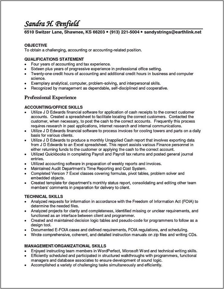 Best Accounts Receivable Specialist Resume