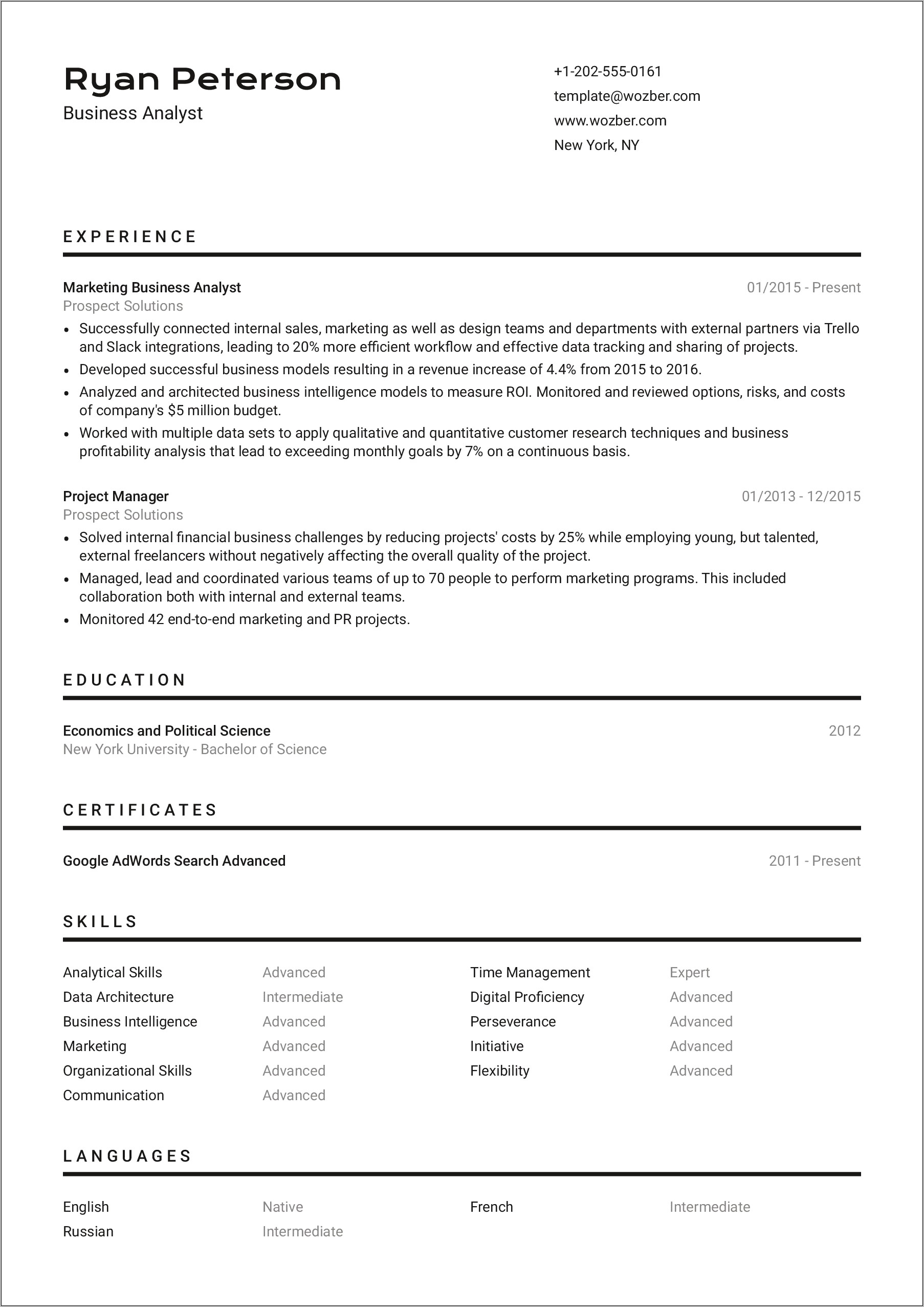 Best Ats Compatible Resume Format