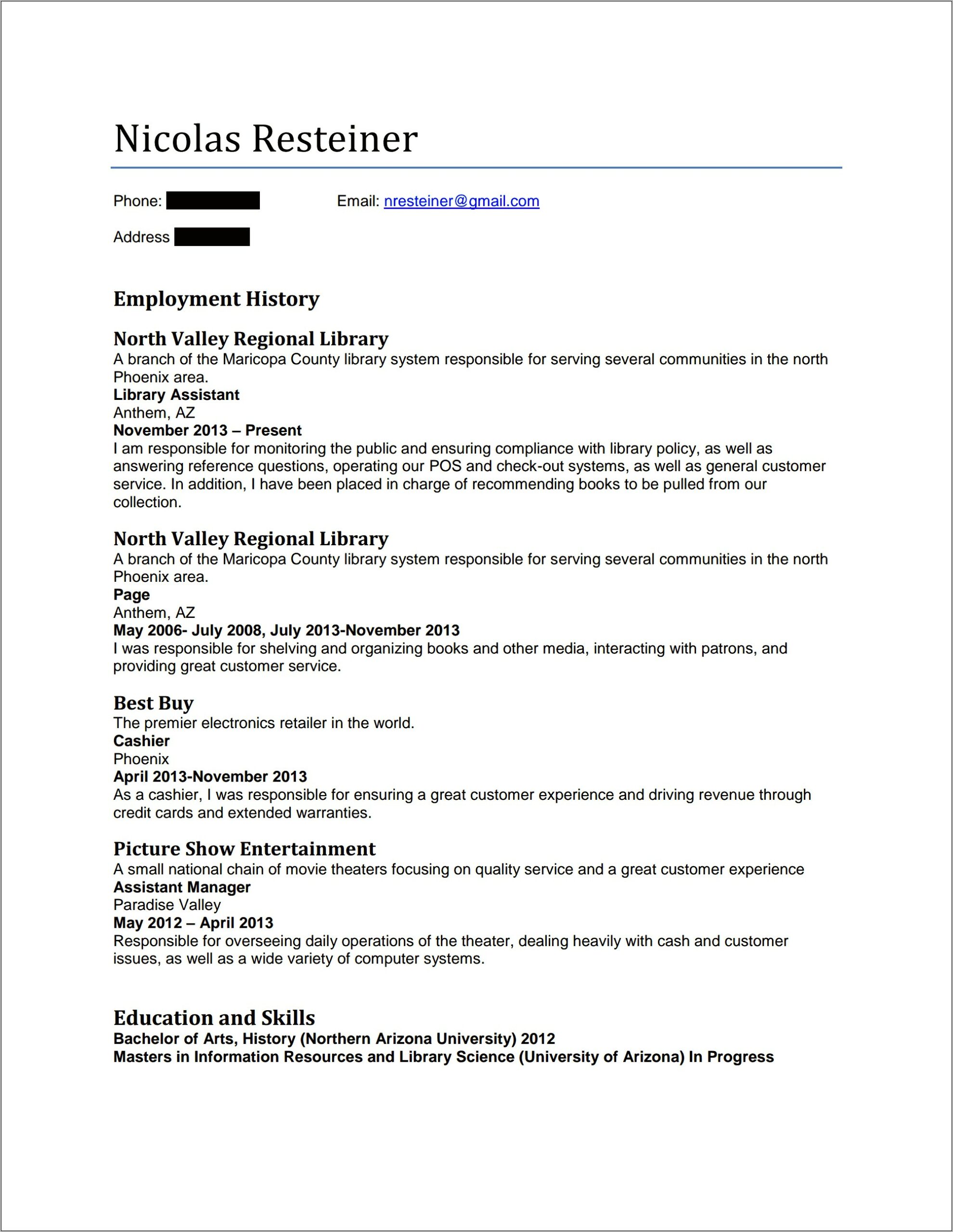 Best Buy Assistant Manager Resume