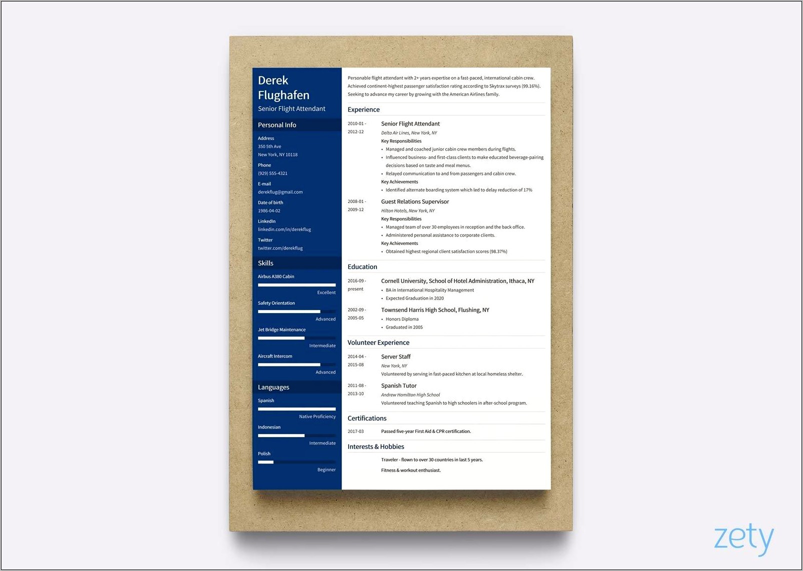 Best Color With Black Resume