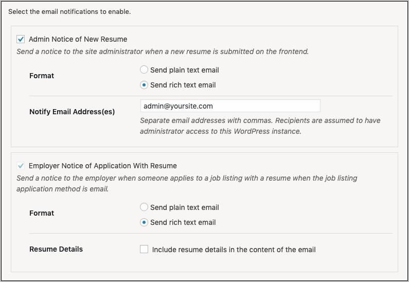 Best Email Server For Resumes