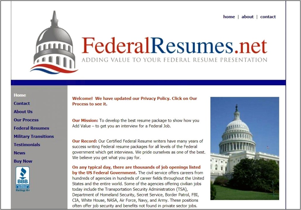 Best Federal Job Resume Writers