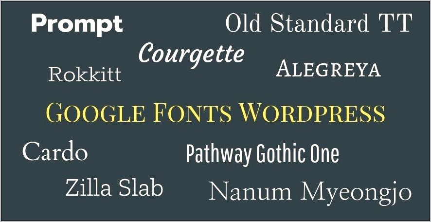 Best Google Fonts For Resume
