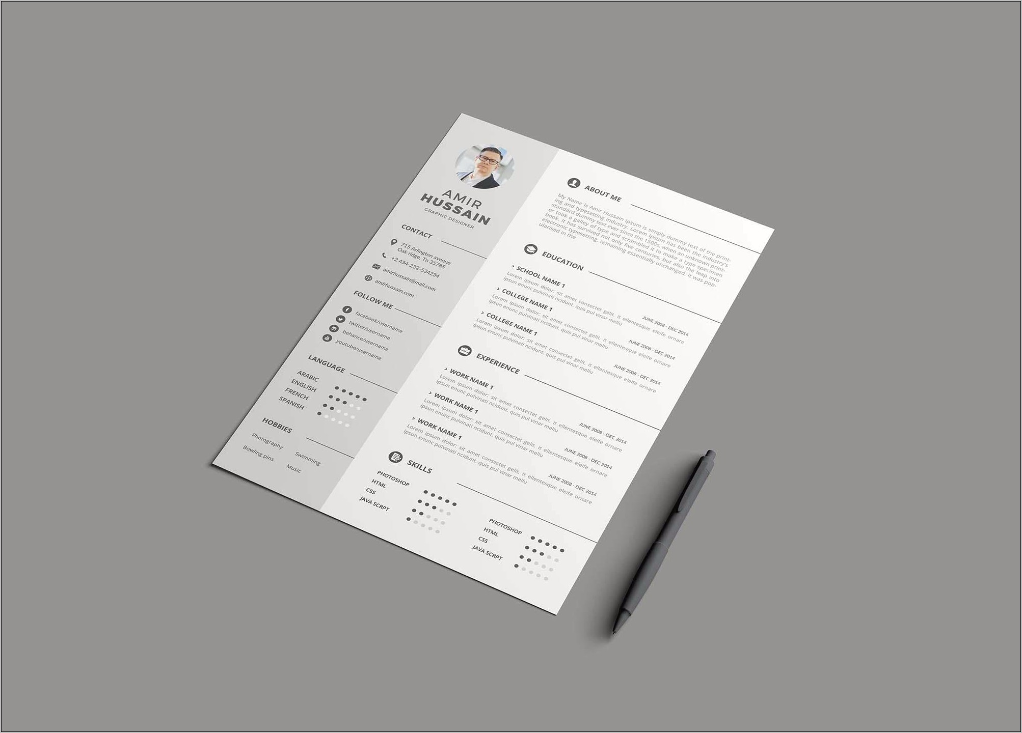 Best Resume Format 2014 Free
