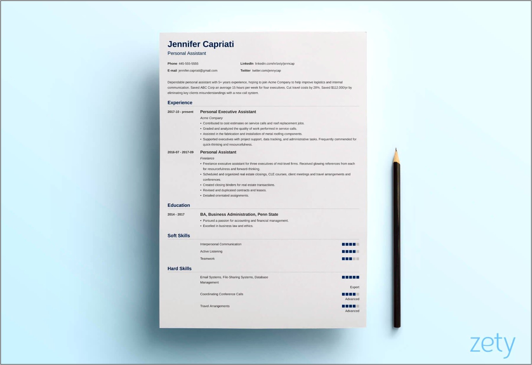 Best Resume Format For Interview