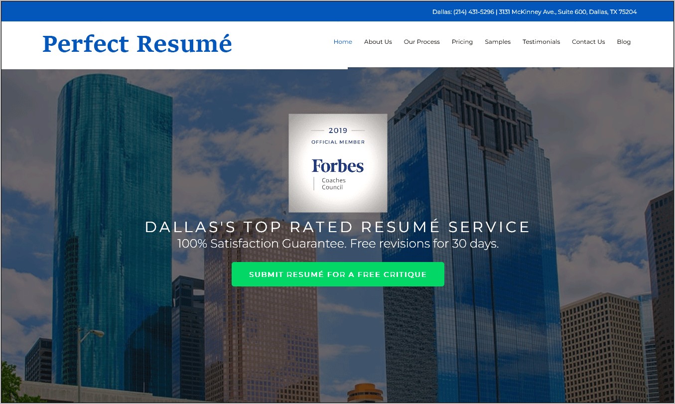 Best Resume Writing Services Dallas