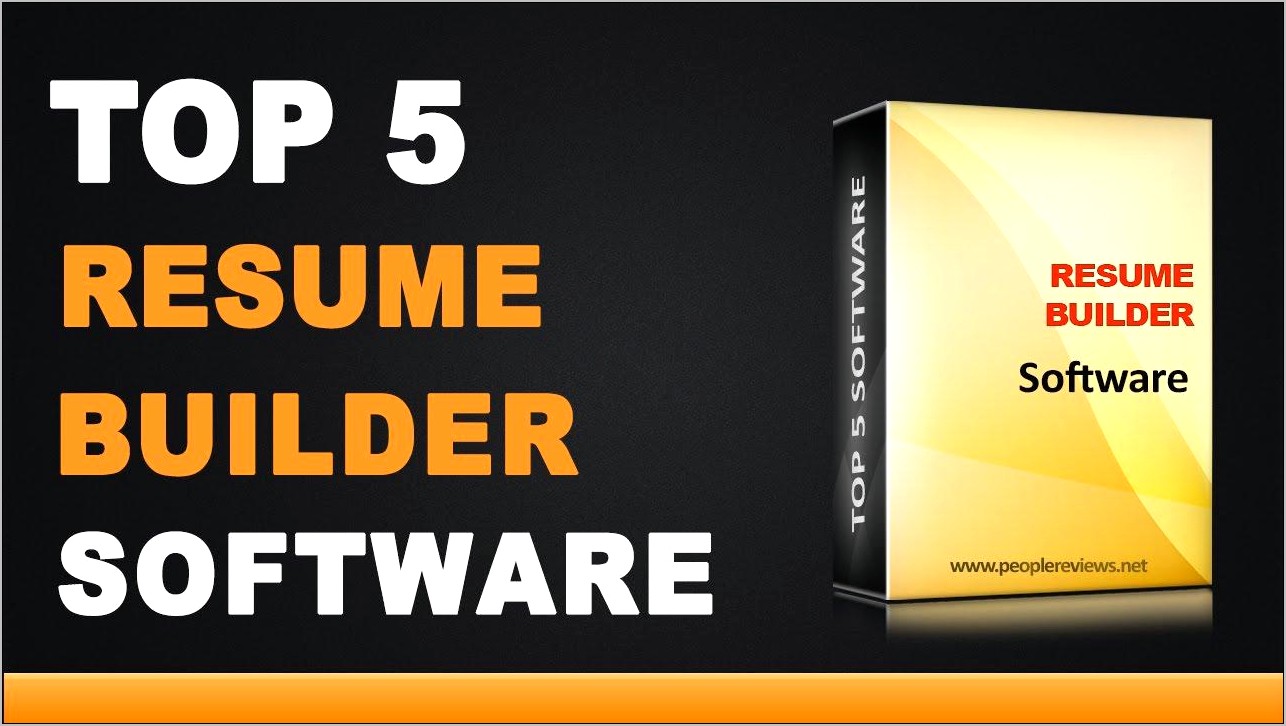 Best Softwares To Make Resume