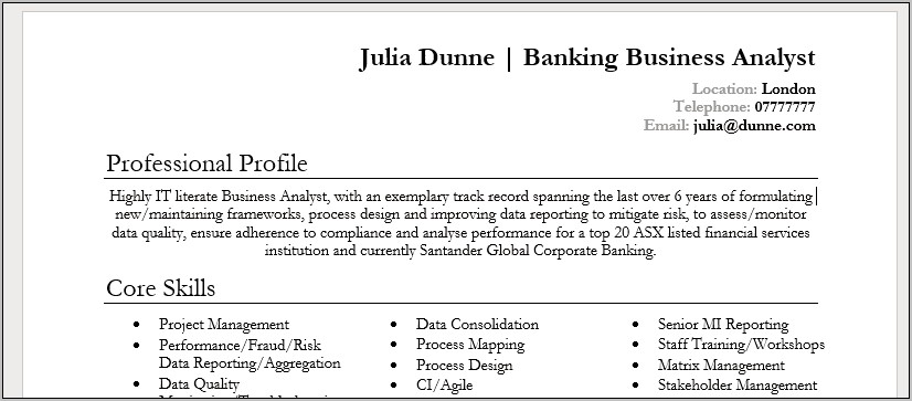 Best Type Font For Resumes
