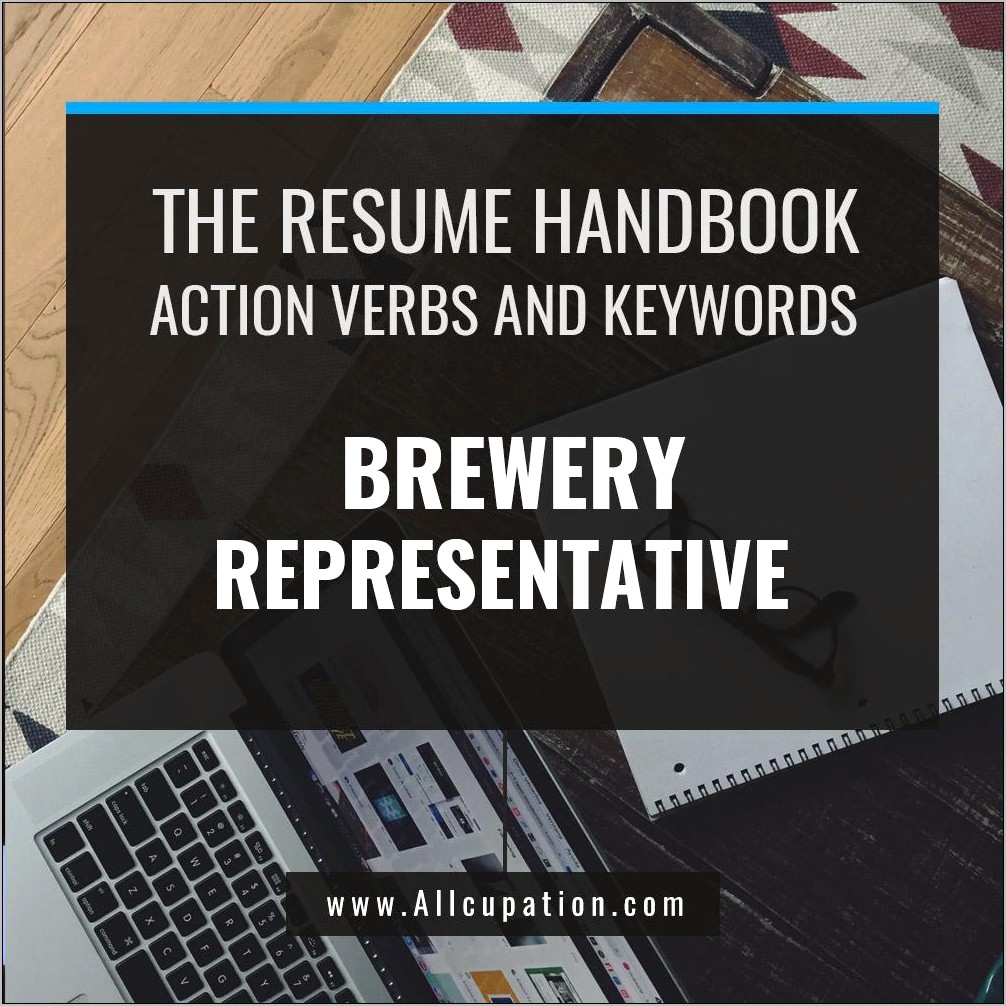 Brewery Sales Representative Sample Resume