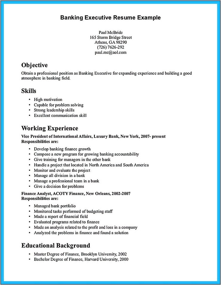 Career Skills For Resume Examples