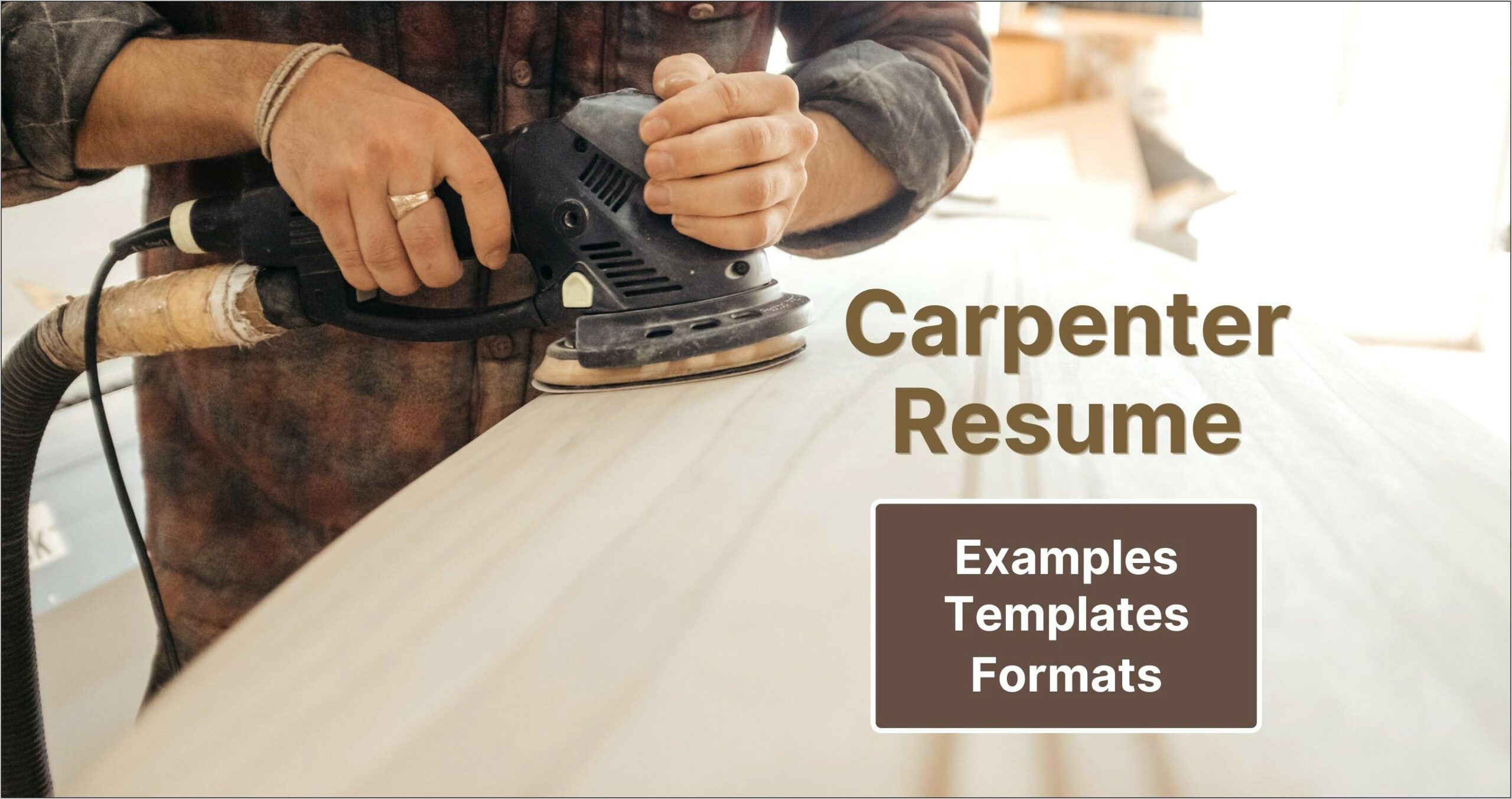 Carpenter Sample For A Resume