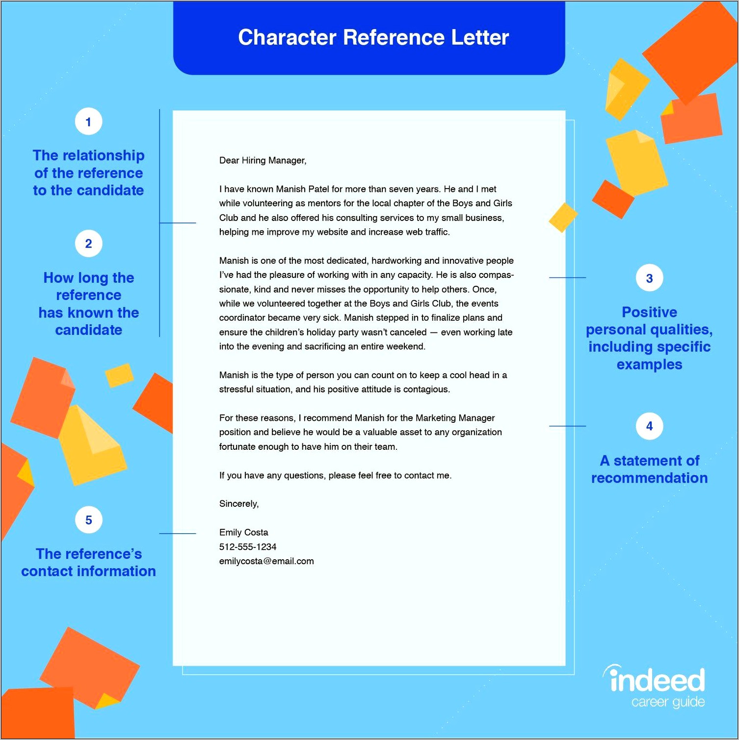 Character Reference Examples For Resume